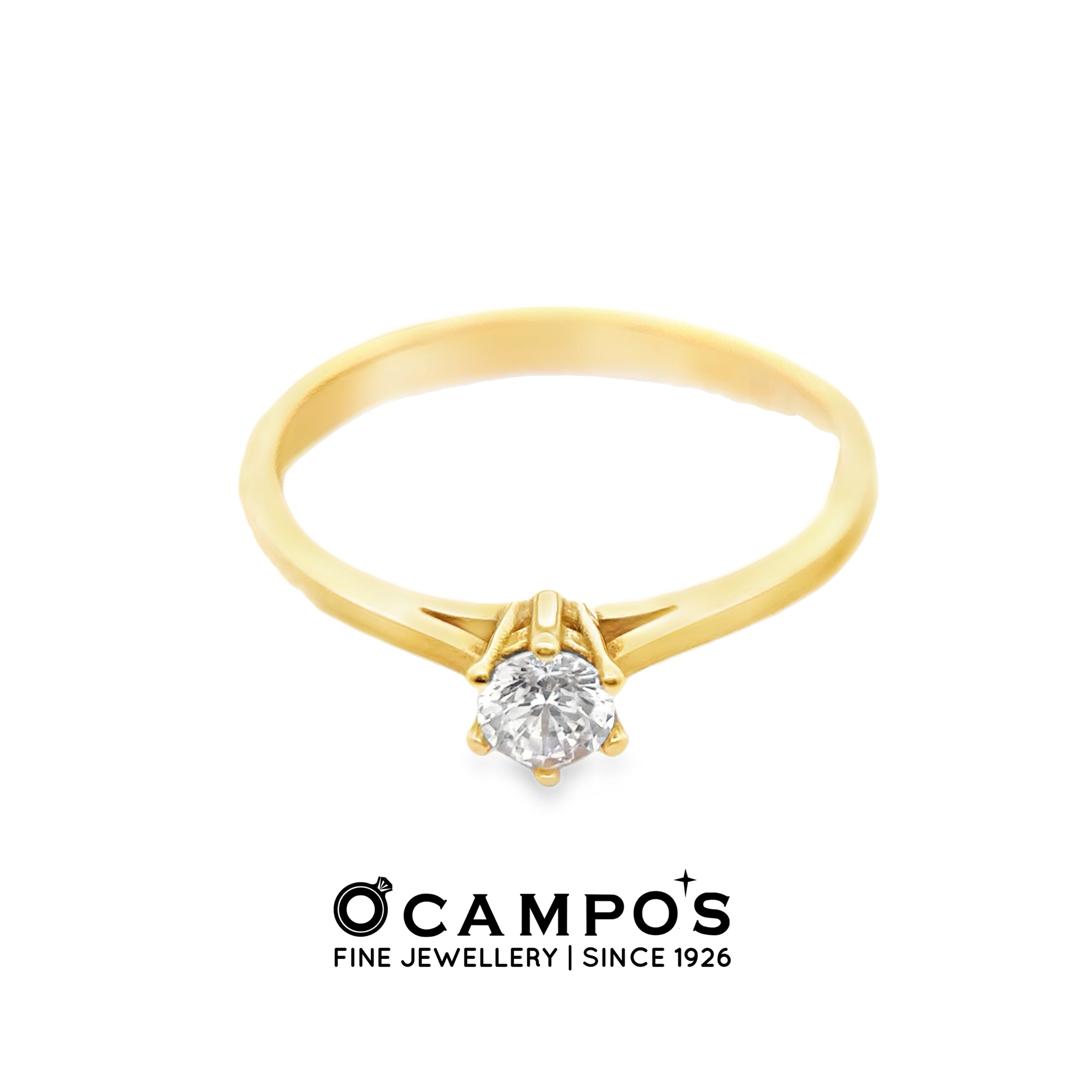 Lysandra 18 Karat Yellow Gold Ring S-7