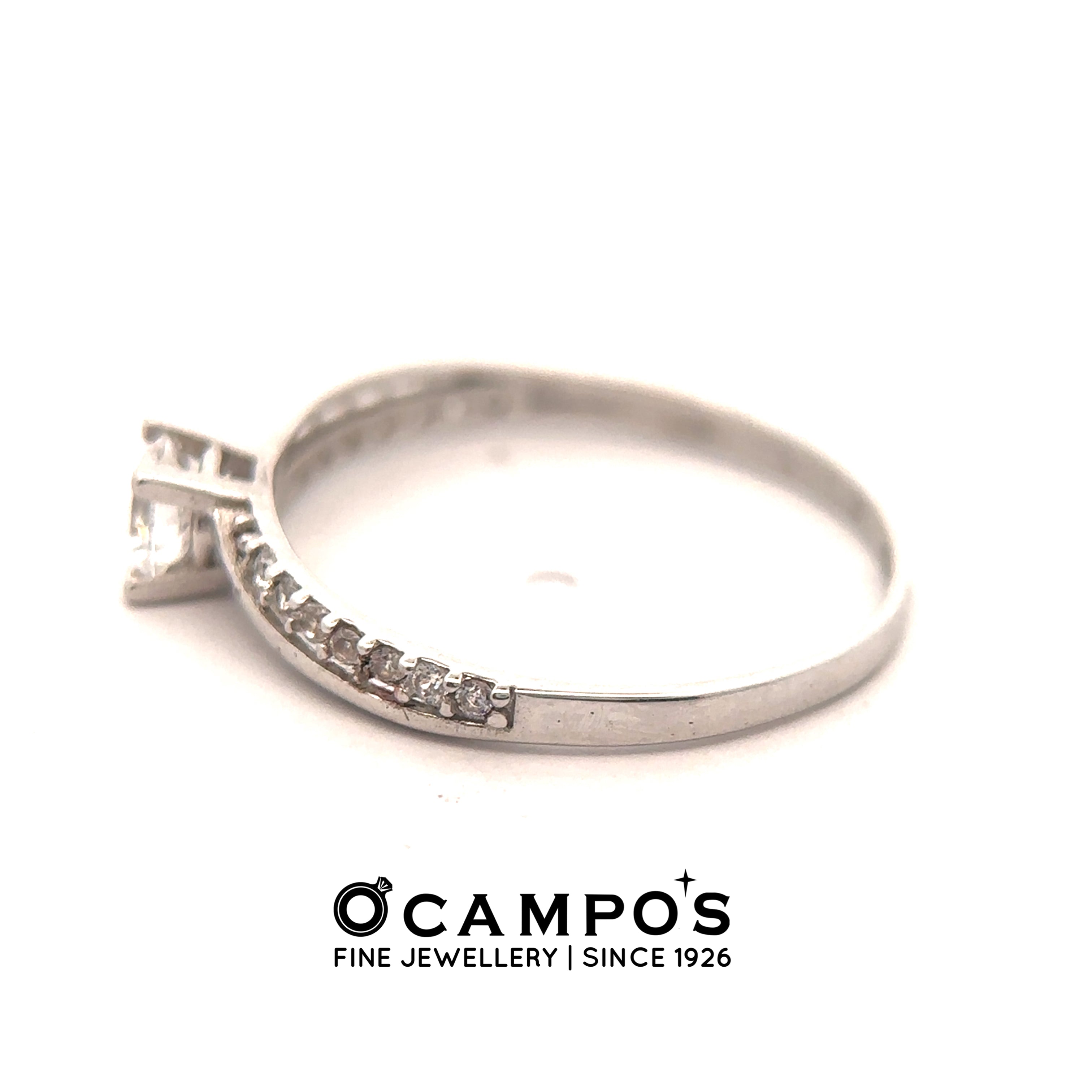 Evania 18 Karat White Gold Ring S-6