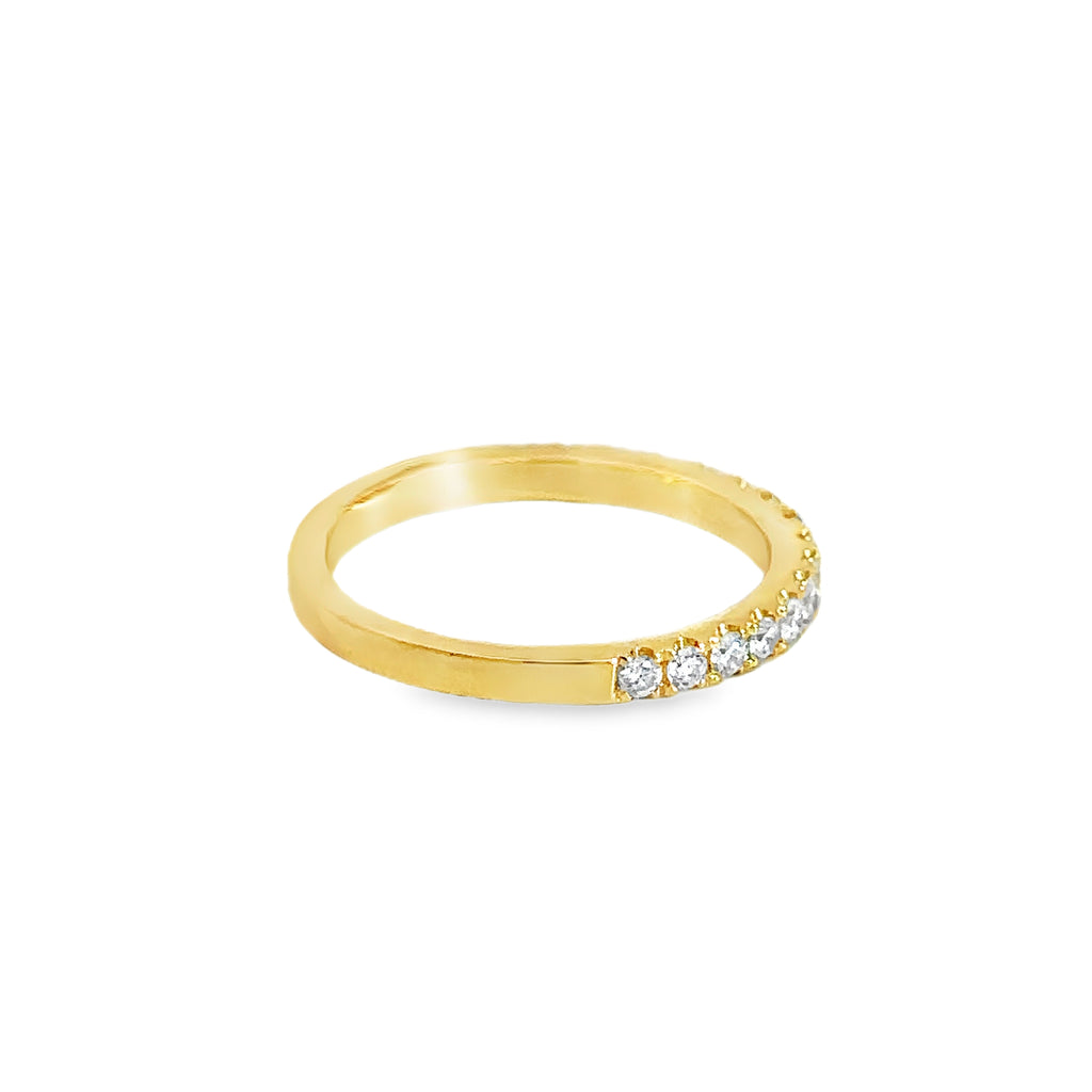 Orynthea Yellow Gold Half Eternity Ring