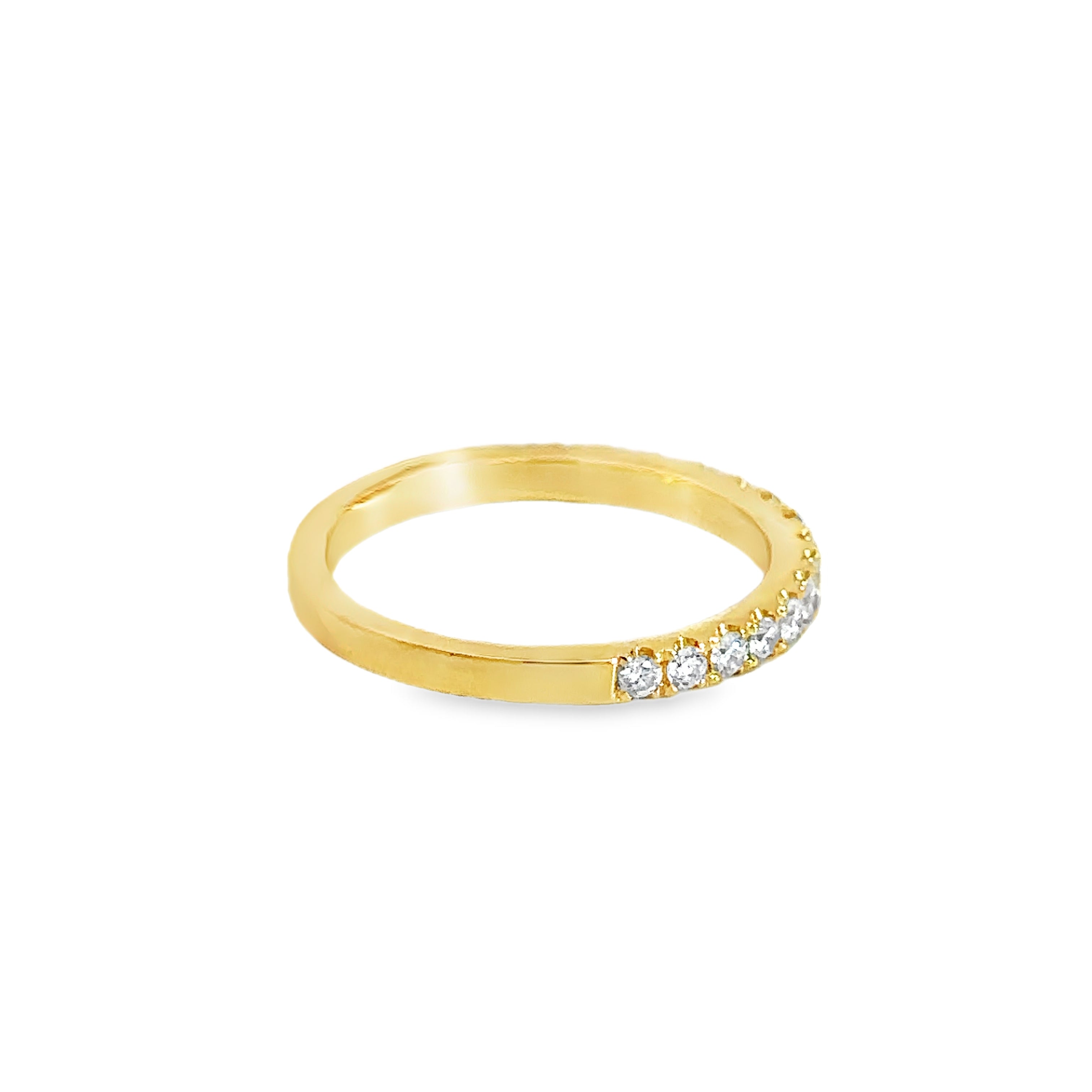 Orynthea Yellow Gold Half Eternity Ring