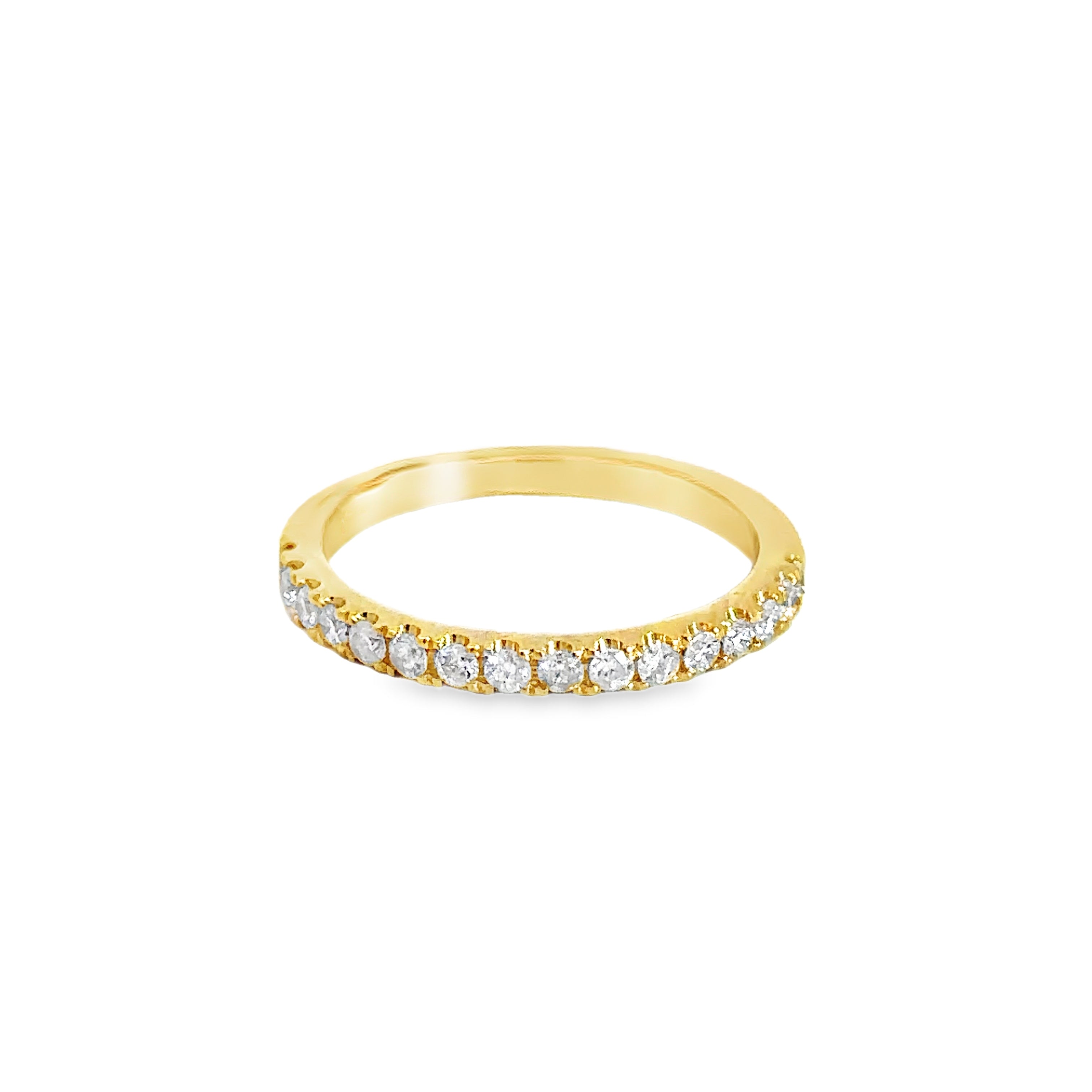 Orynthea Yellow Gold Half Eternity Ring