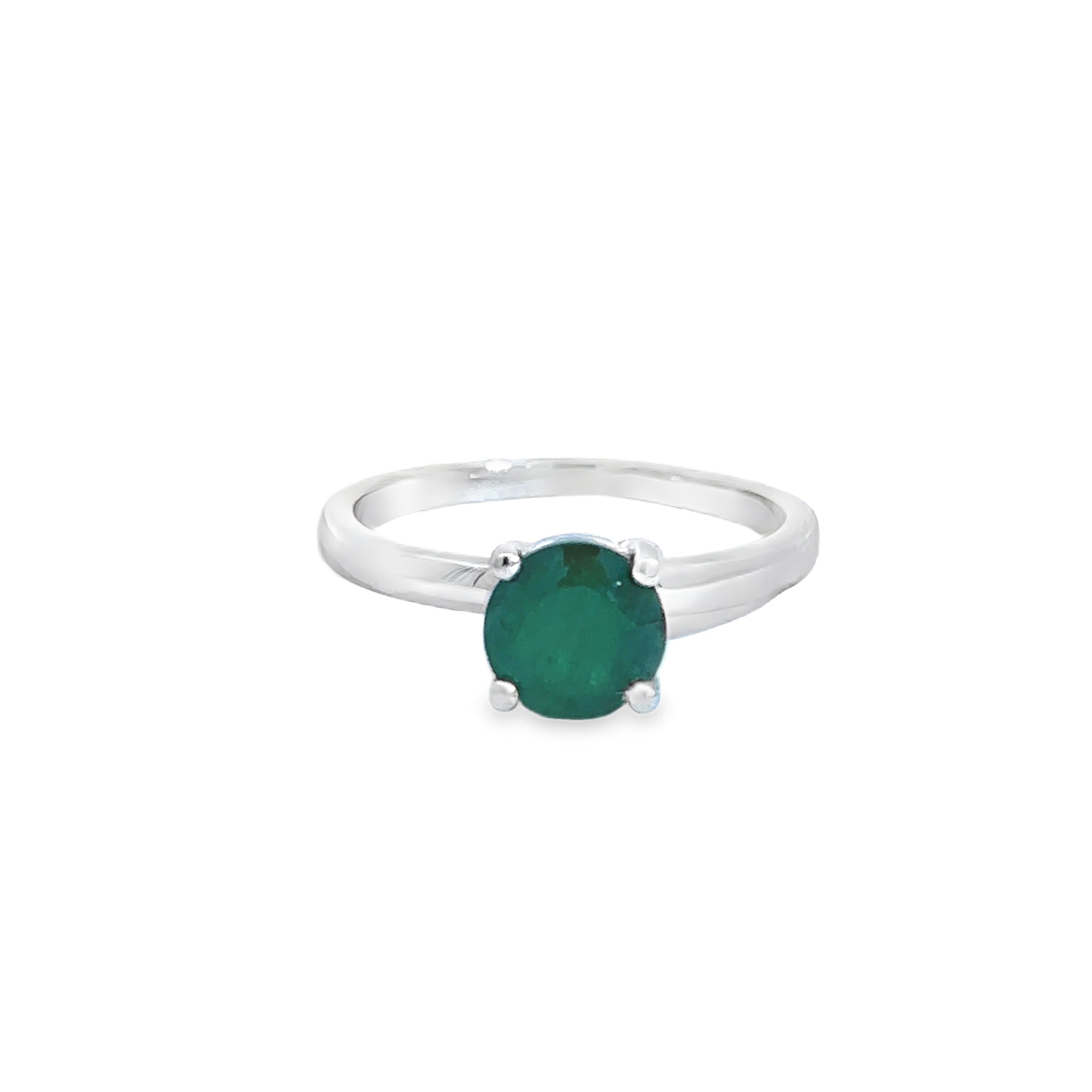 Ceravion White Gold Emerald Ring