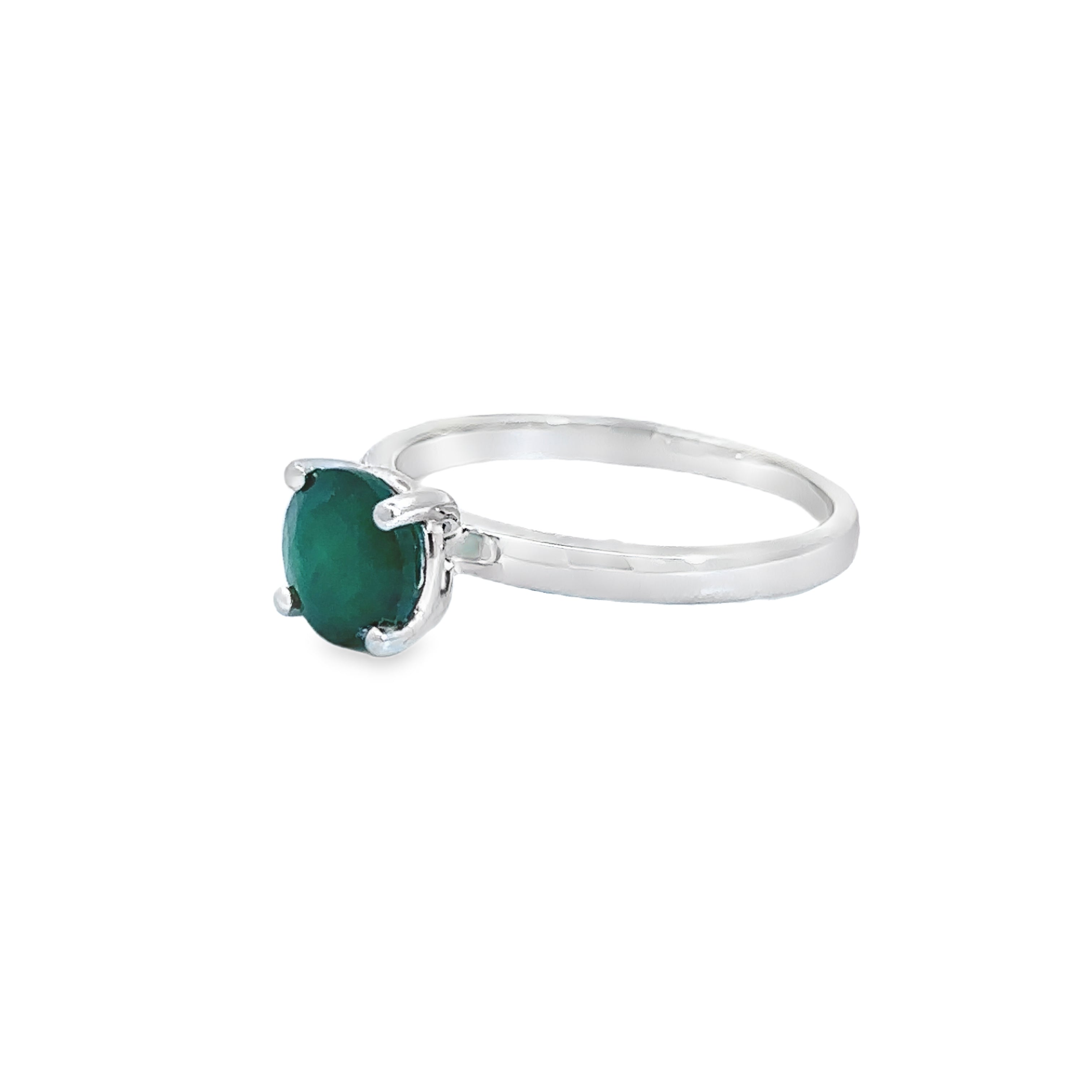 Ceravion White Gold Emerald Ring