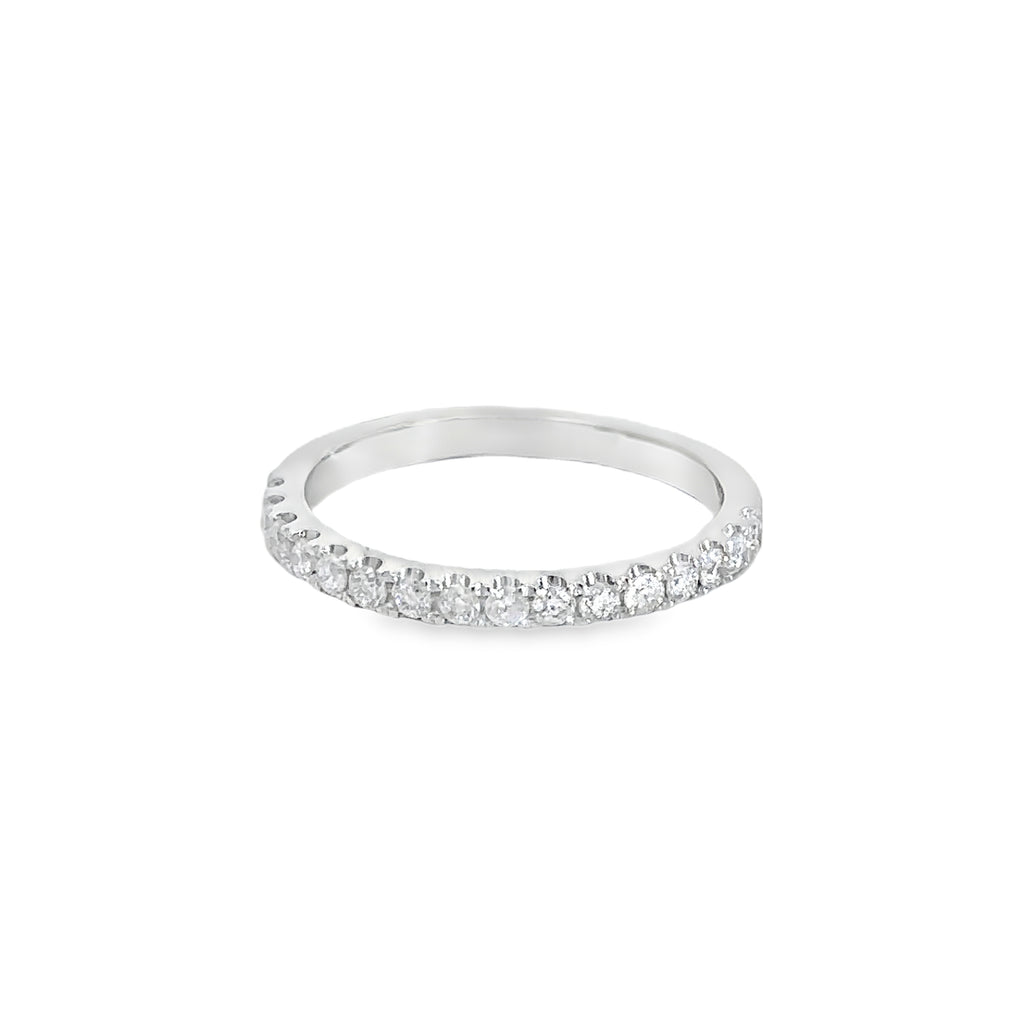 Sorevia White Gold Half Eternity Ring