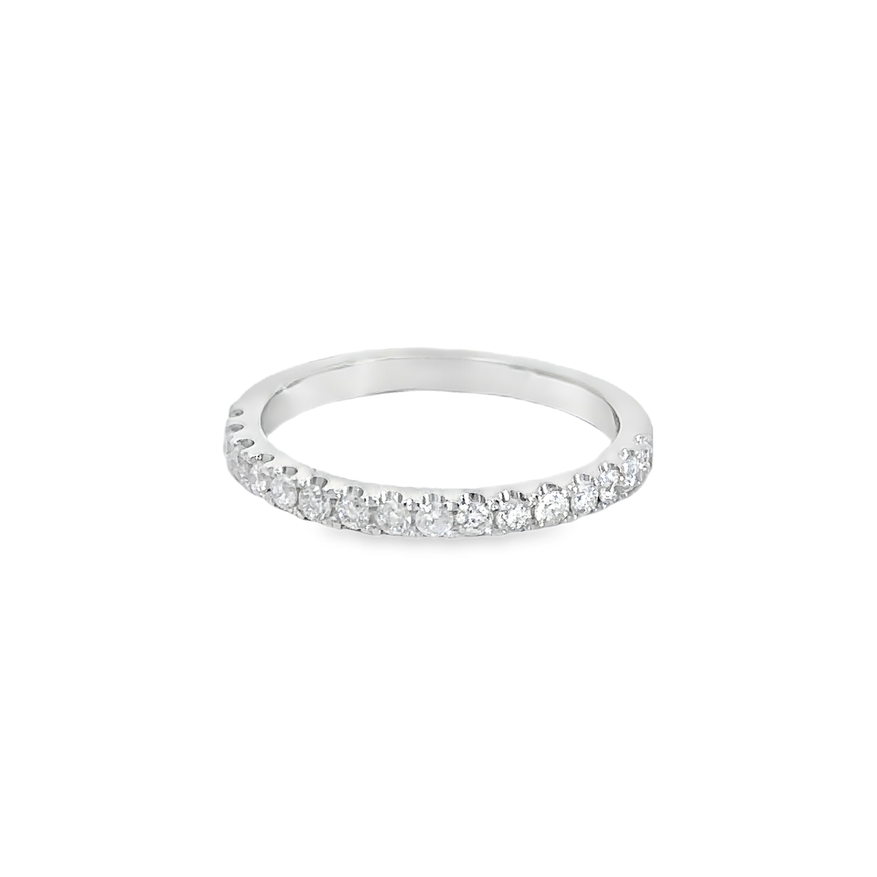 Sorevia White Gold Half Eternity Ring