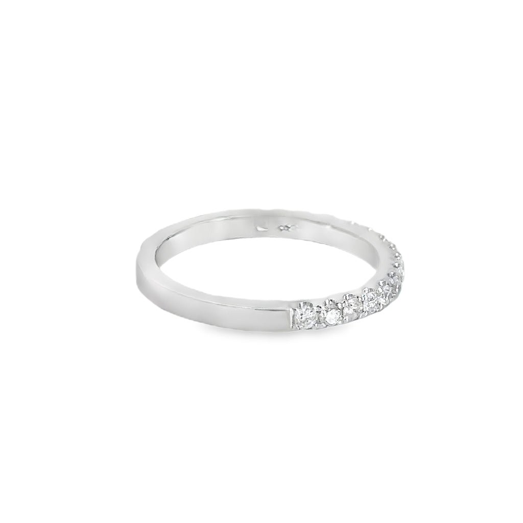 Sorevia White Gold Half Eternity Ring