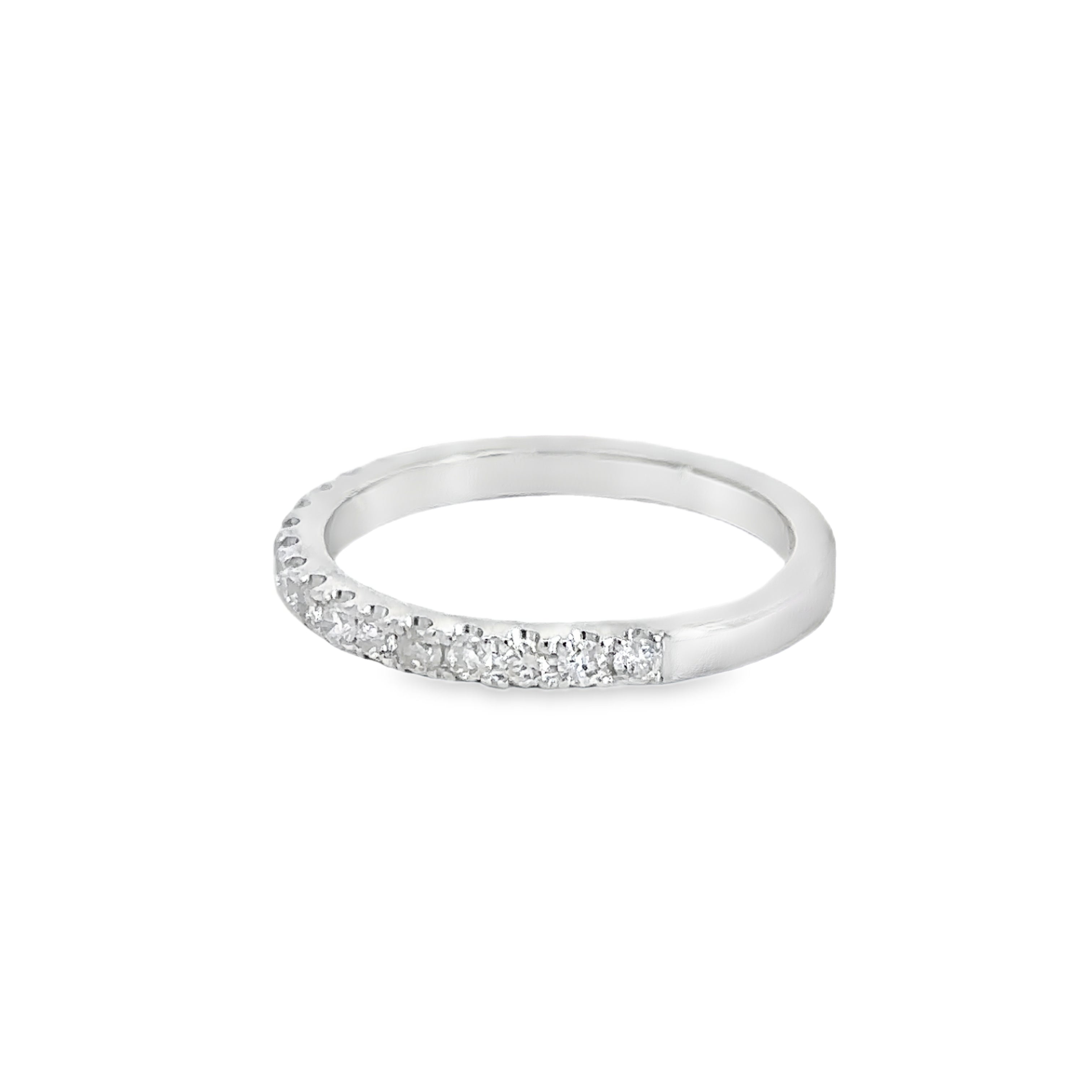Sorevia White Gold Half Eternity Ring