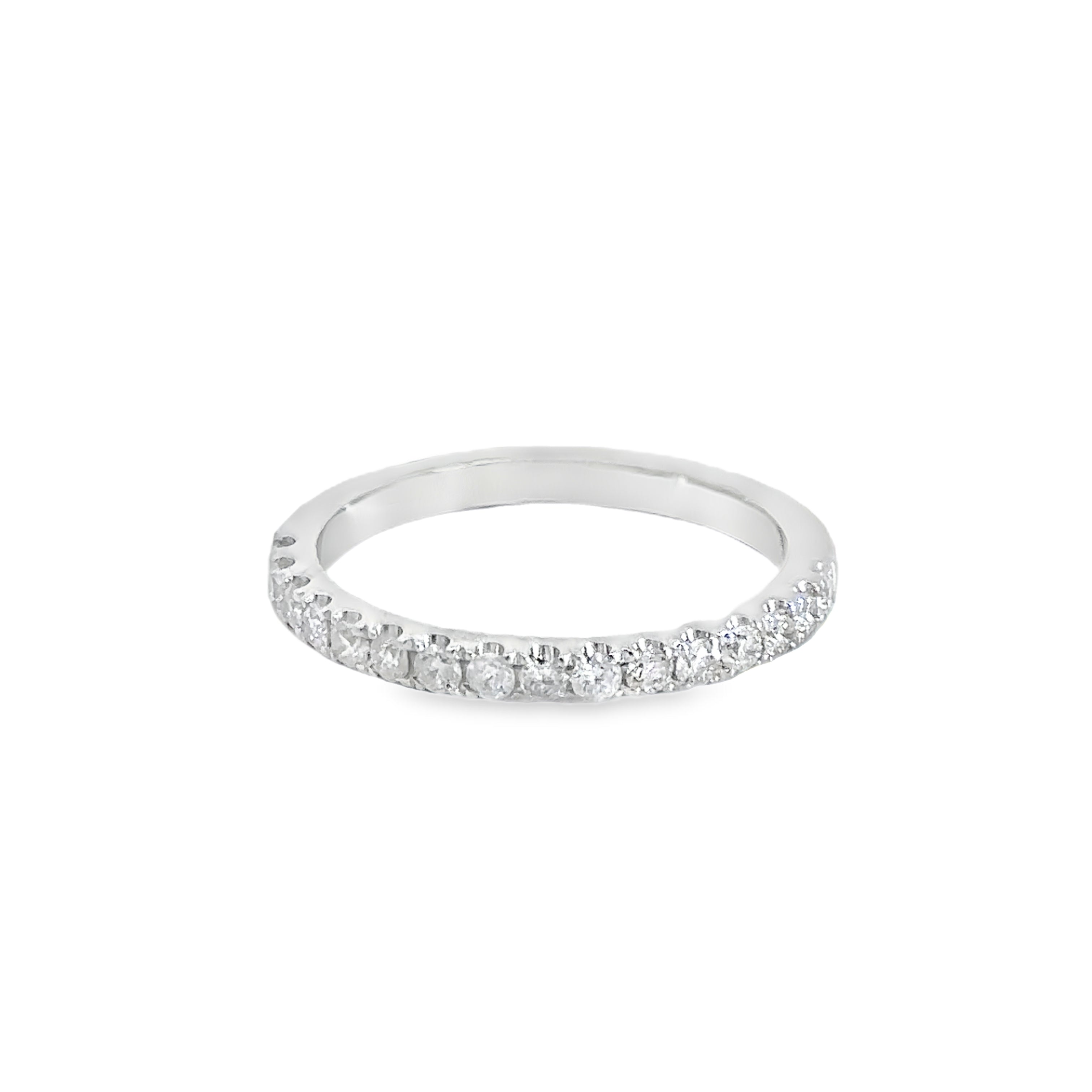 Sorevia White Gold Half Eternity Ring