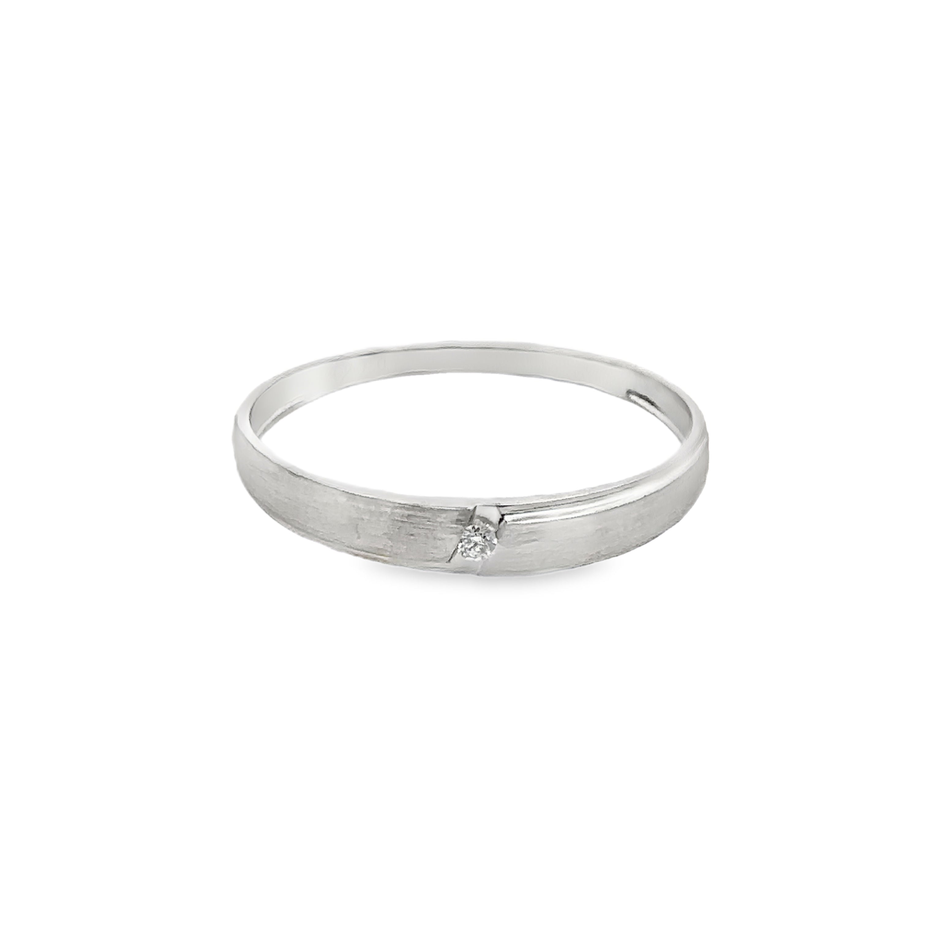 Aletheia 18 Karat White Gold Wedding Ring