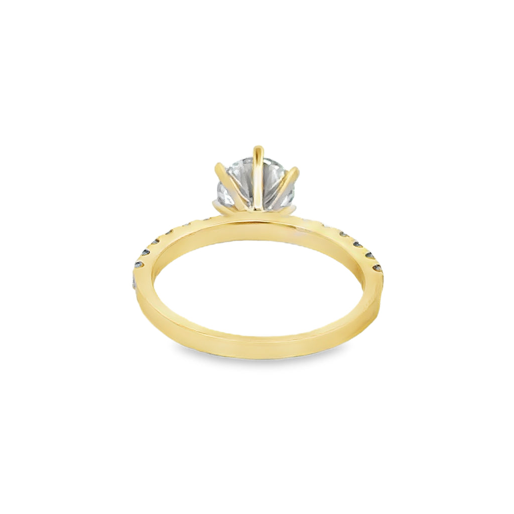 Selene 18K Yellow Gold Engagement Ring
