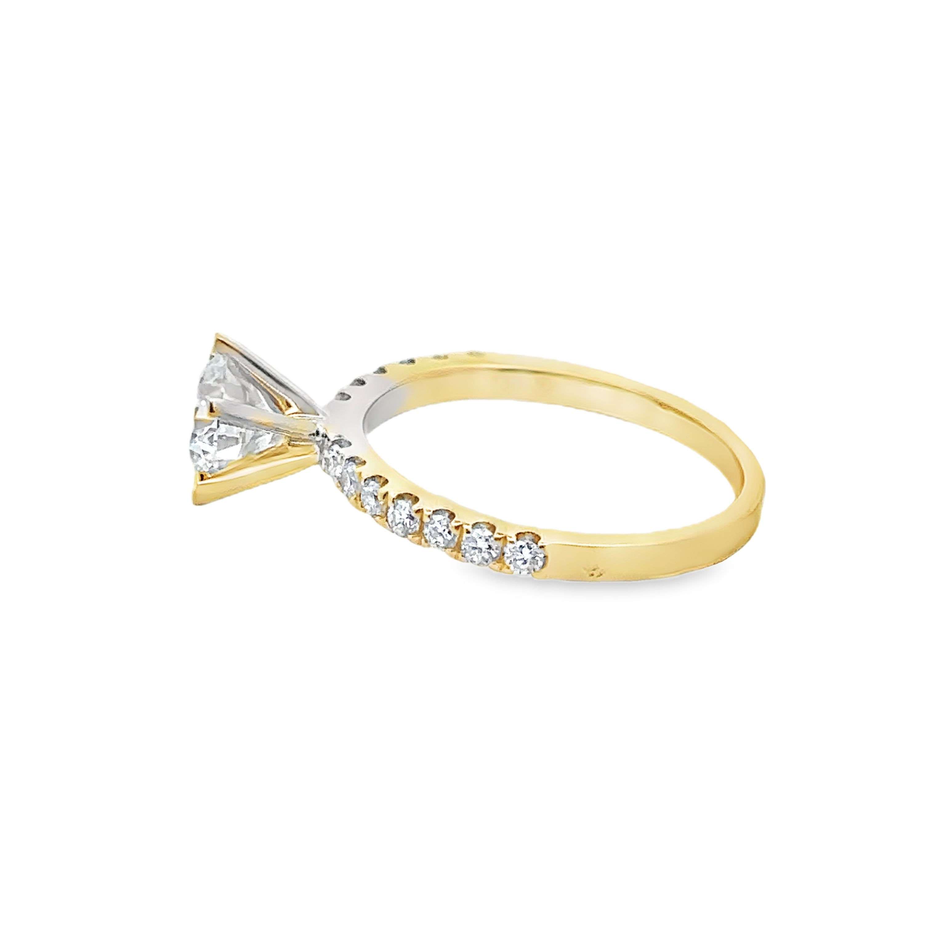 Selene 18K Yellow Gold Engagement Ring