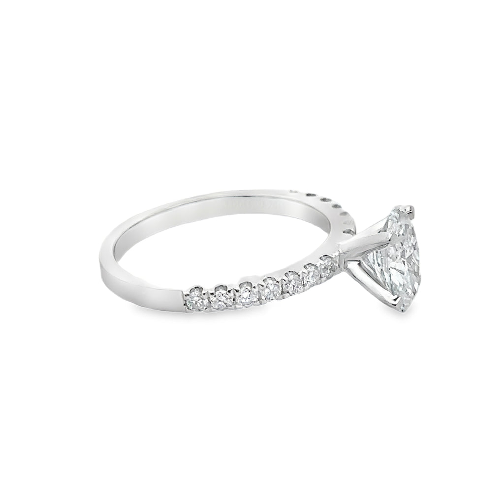 Elysian 18K White Gold  Engagement Ring