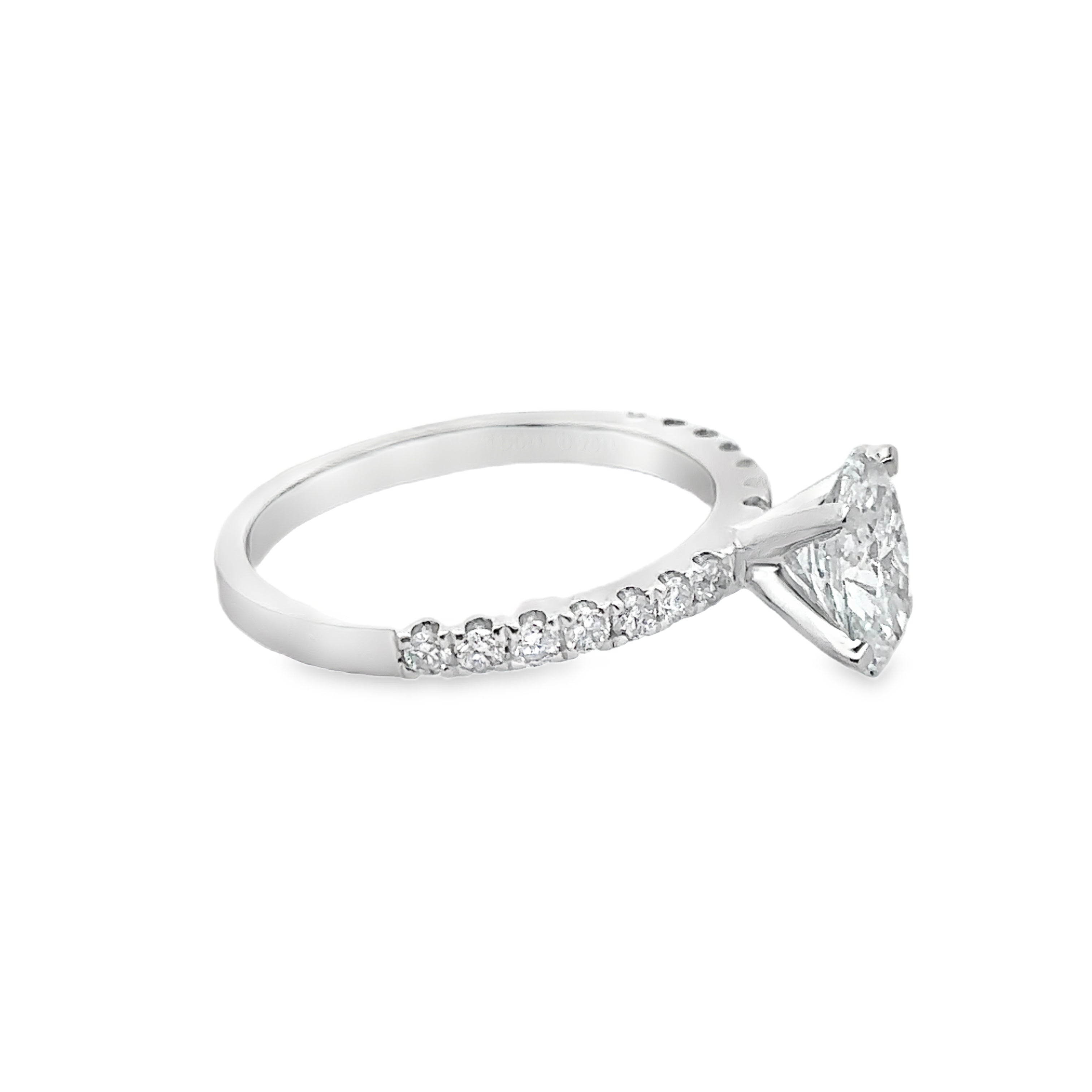 Elysian 18K White Gold  Engagement Ring