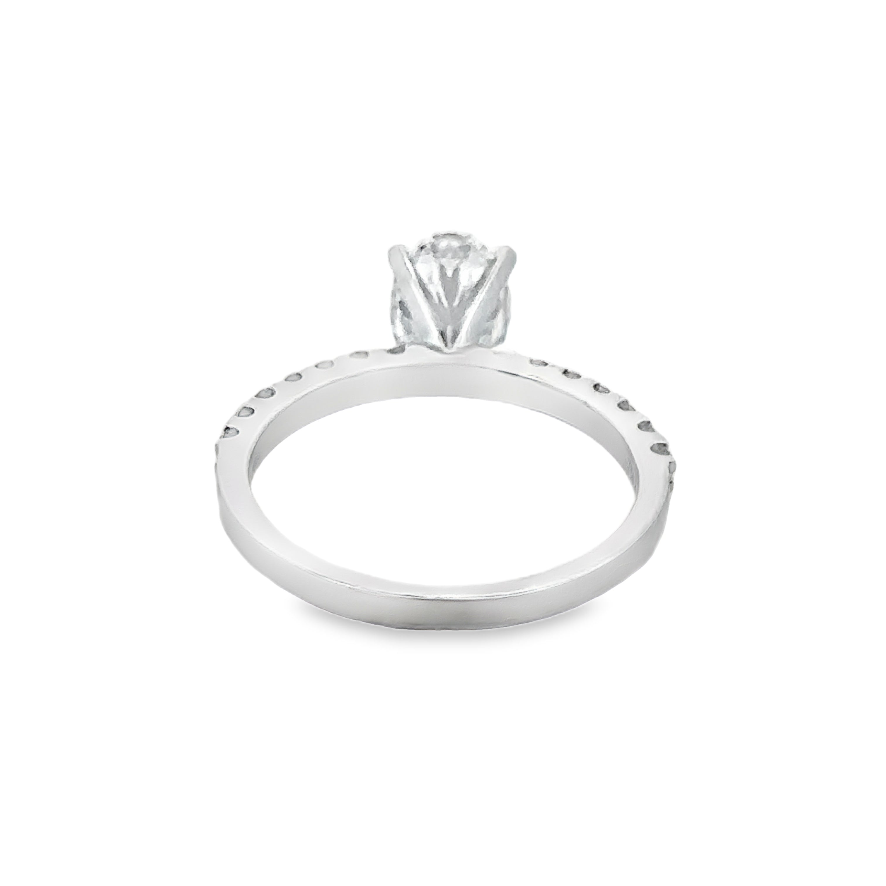 Elysian 18K White Gold  Engagement Ring