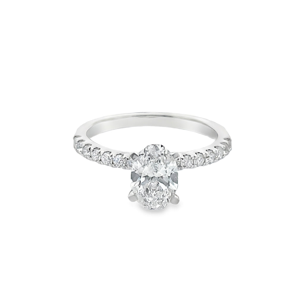 Elysian 18K White Gold  Engagement Ring