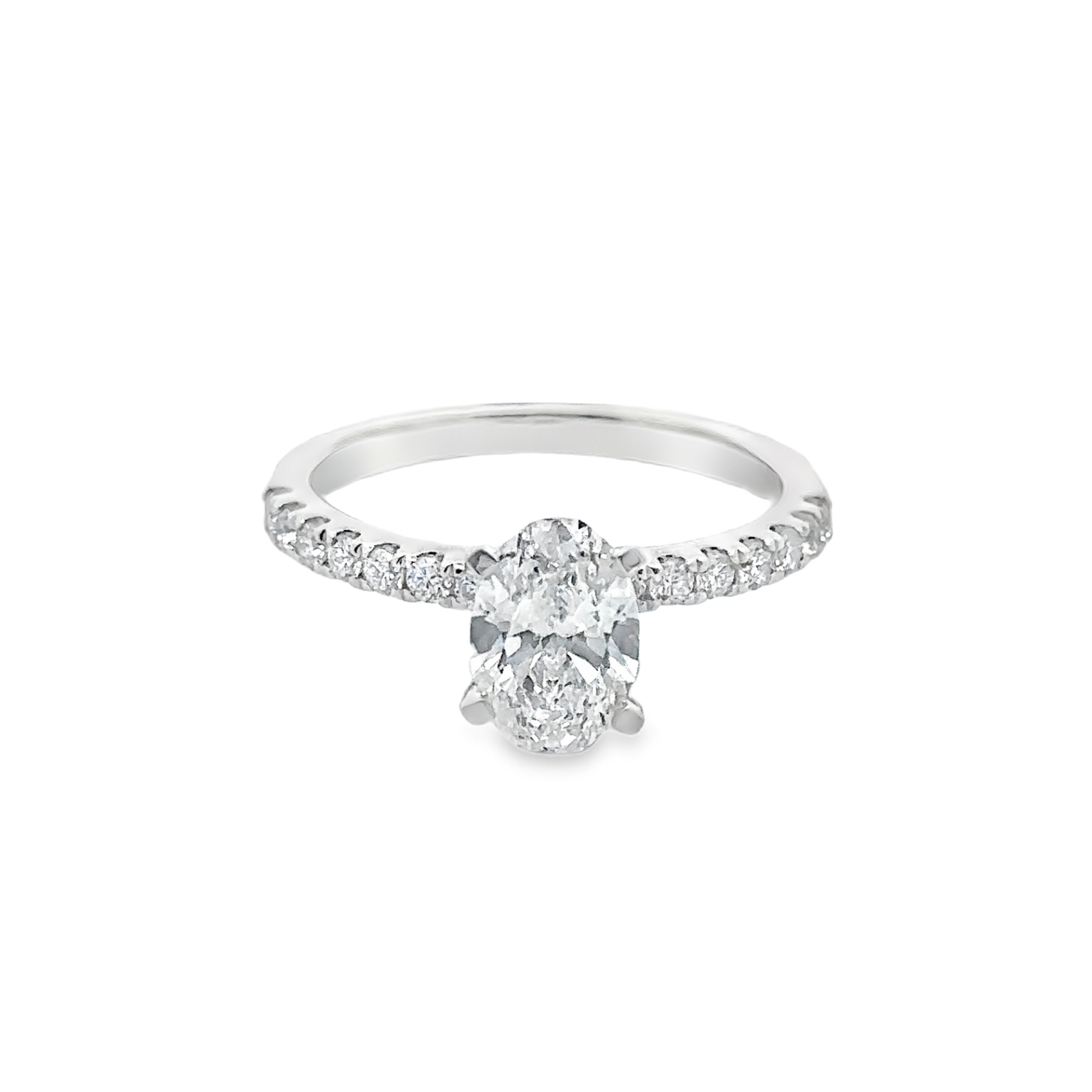 Elysian 18K White Gold  Engagement Ring