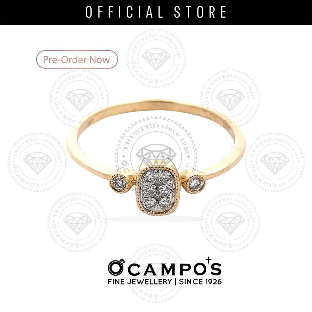 SOPHIA LADYS RING 14KARAT YELLOW GOLD