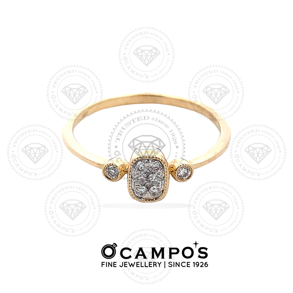 SOPHIA LADYS RING 14KARAT YELLOW GOLD