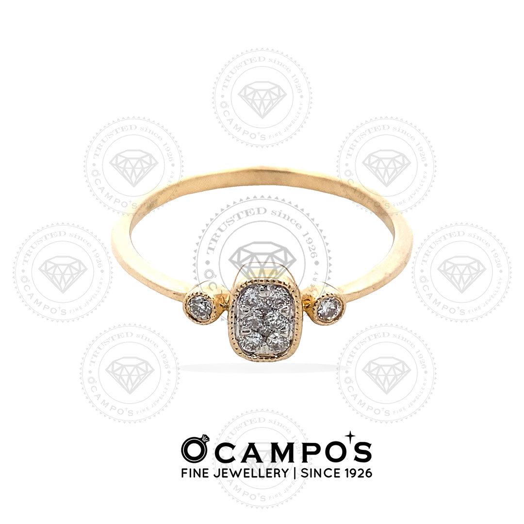 SOPHIA LADYS RING 14KARAT YELLOW GOLD