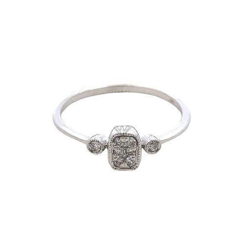 SOPHIA LADYS RING 14KARAT WHITE GOLD