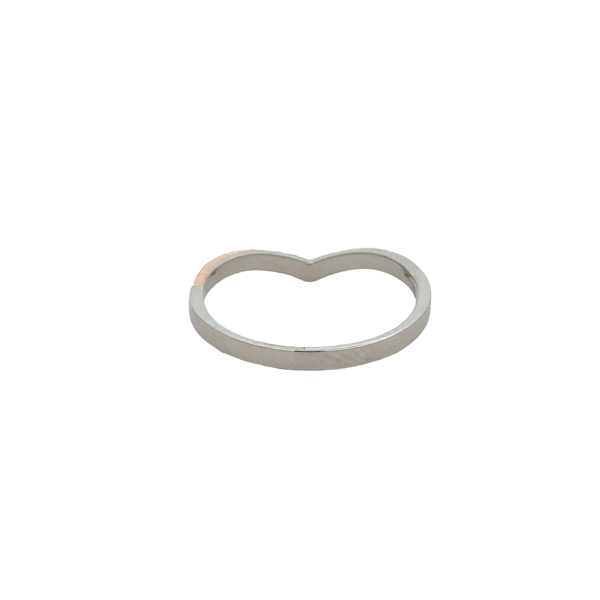 Synthea 18 Karat 2 Tone Platinum Wedding Ring S-6