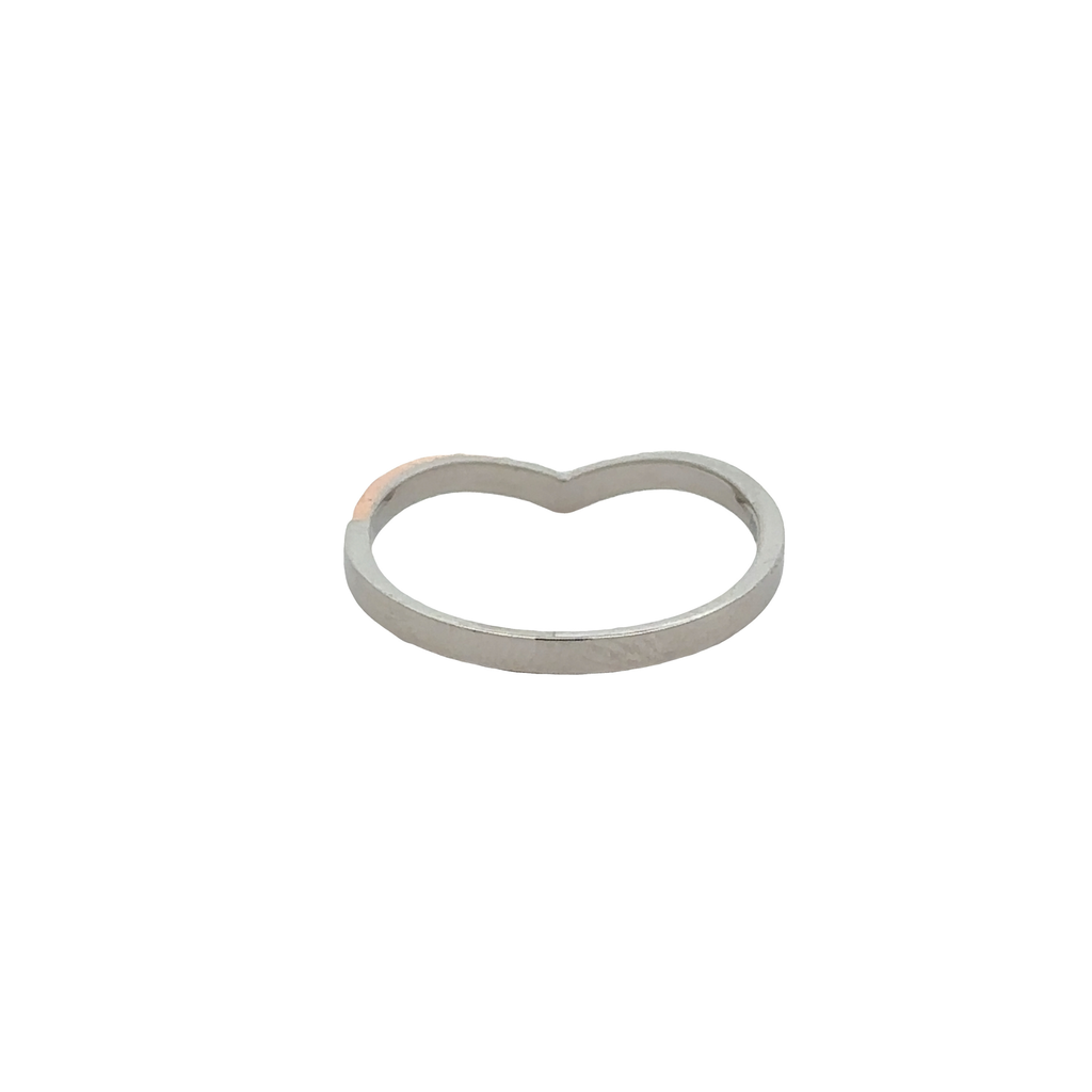 Synthea 18 Karat 2 Tone Platinum Wedding Ring S-6