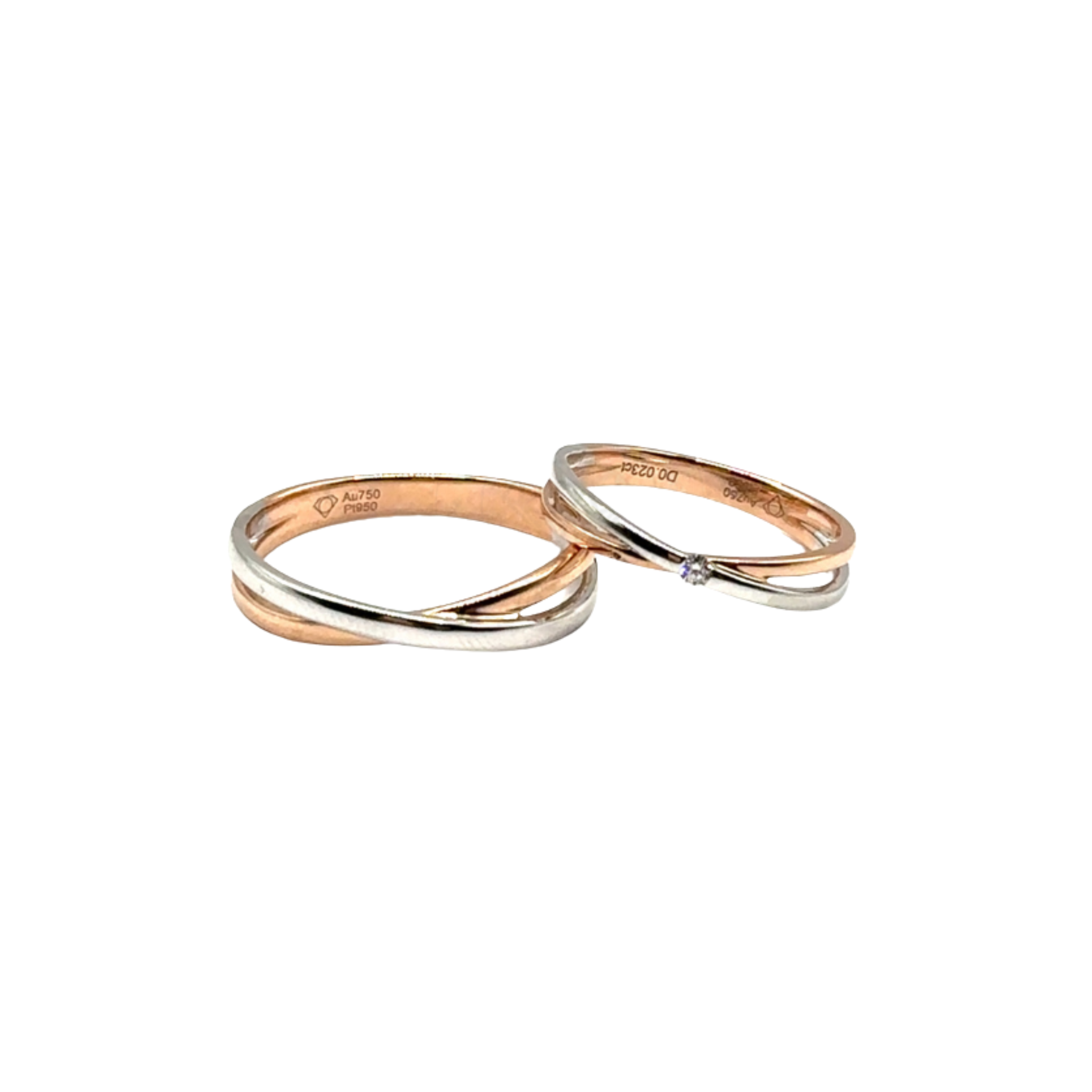 AICA PLATINUM WEDDING RINGS