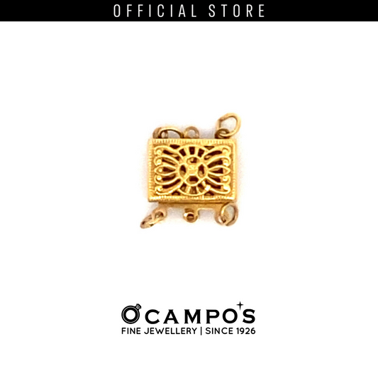Alitha 14 Karat Yellow Gold Fish Lock Design