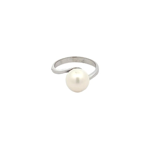 Ianthe White Gold Ring With Cultured Pearl