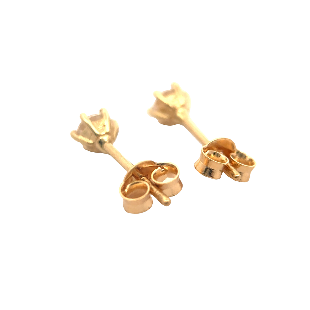 Elea 18 Karat Yellow Gold Stud Earring