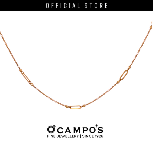 Aleia Rolo Chain with Paper Clip Necklace