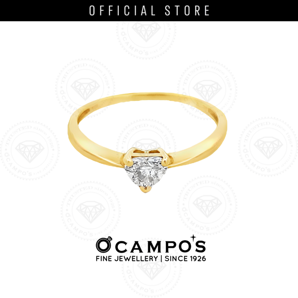 Ameera Heart Dia Engagement Ring