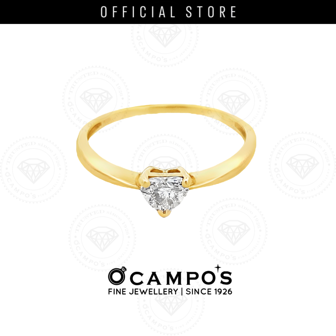 Ameera Heart Dia Engagement Ring