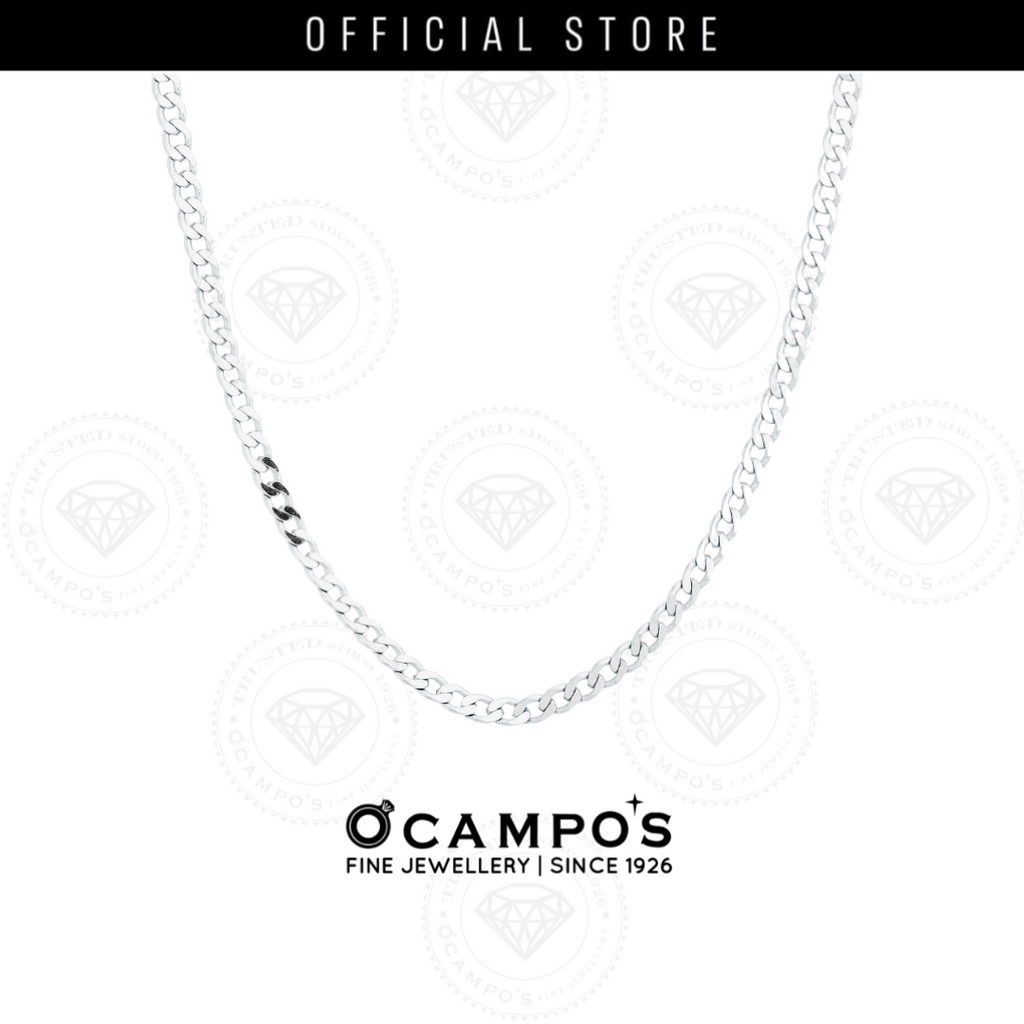 Curblink Chain - White Gold