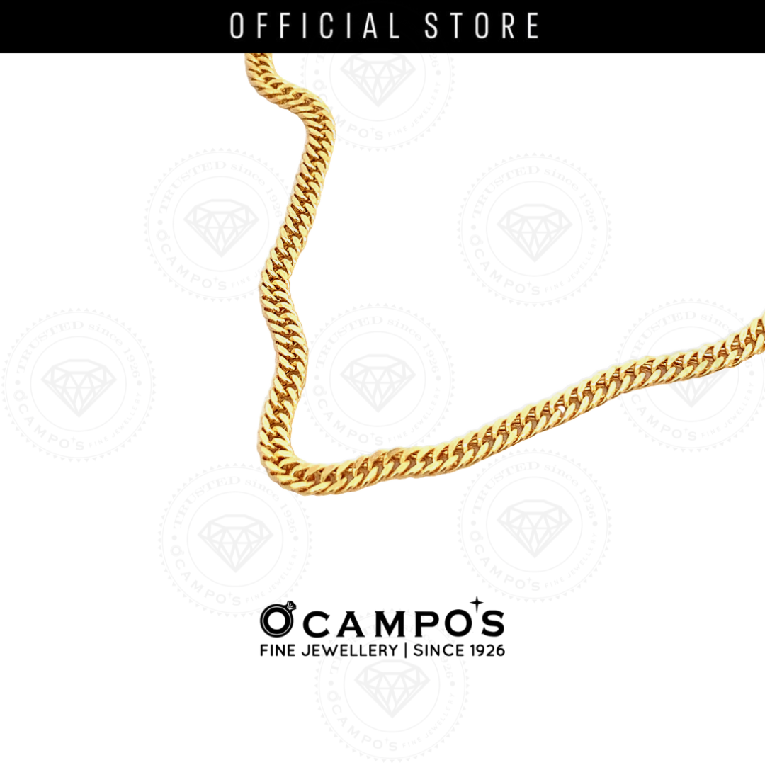 Curb Style Men's Chain - Yellow Gold