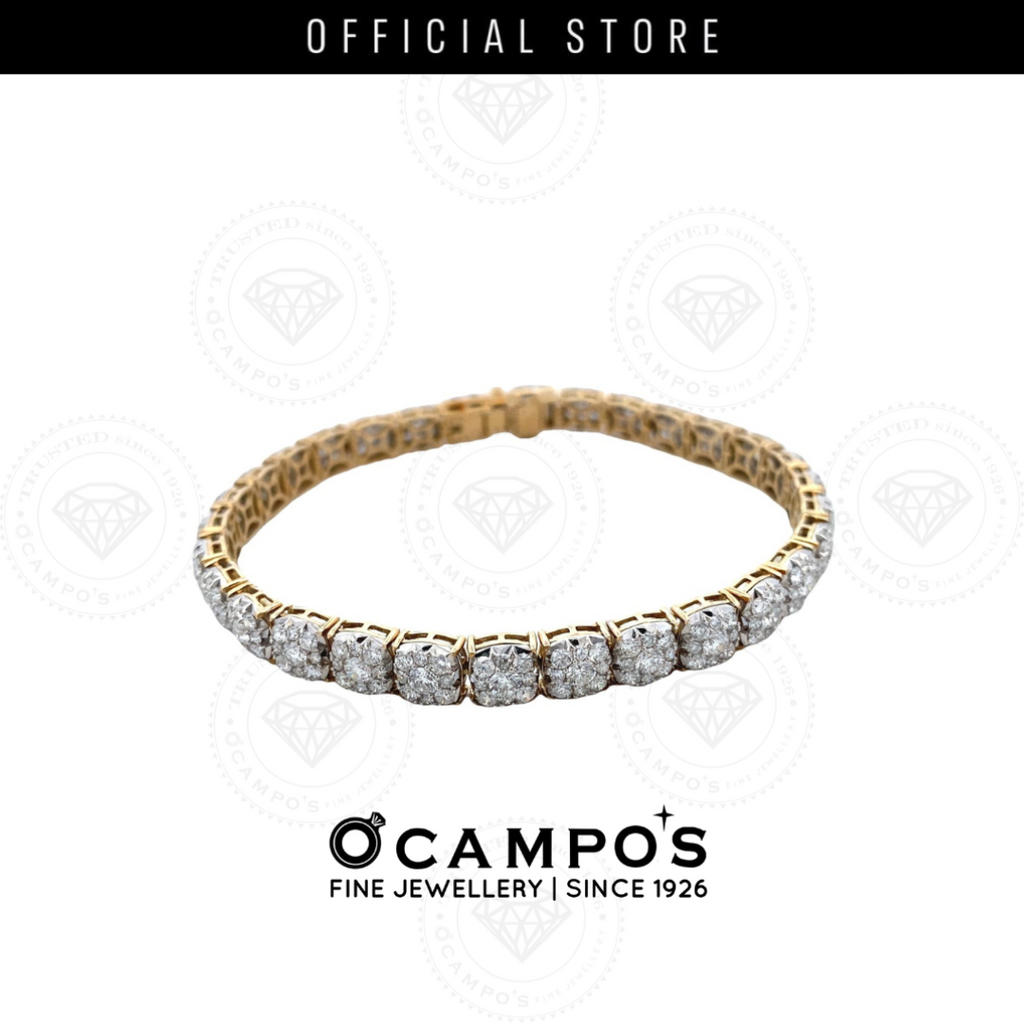 Adeline Diamond Tennis Bracelet 14Karat Yellow Gold