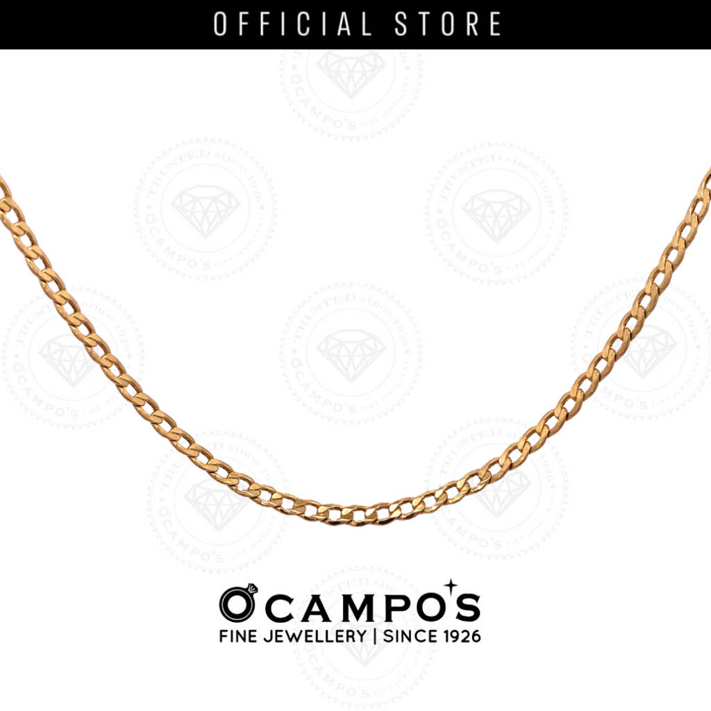 Curblink Men's Chain - Yellow Gold