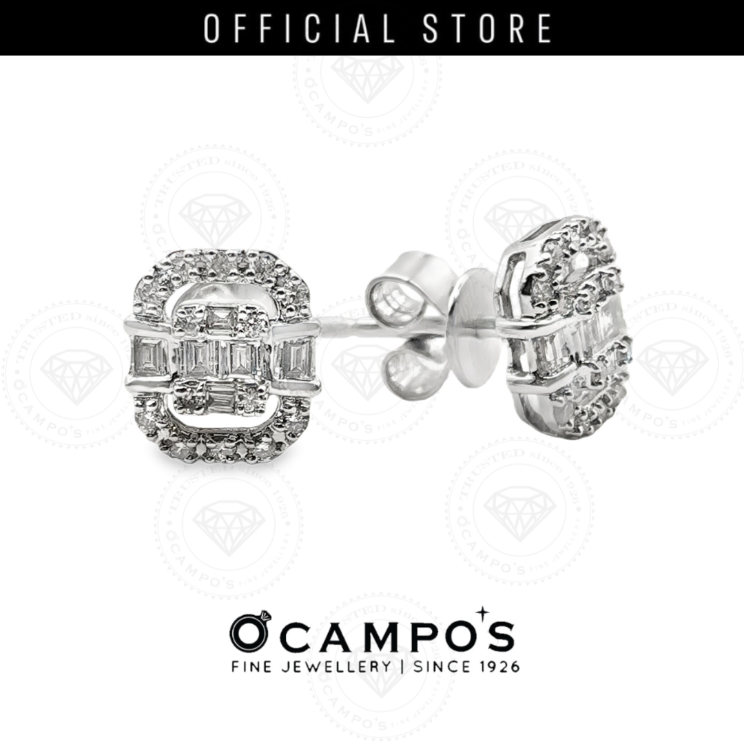 Zephanie Earrings 18k White Gold