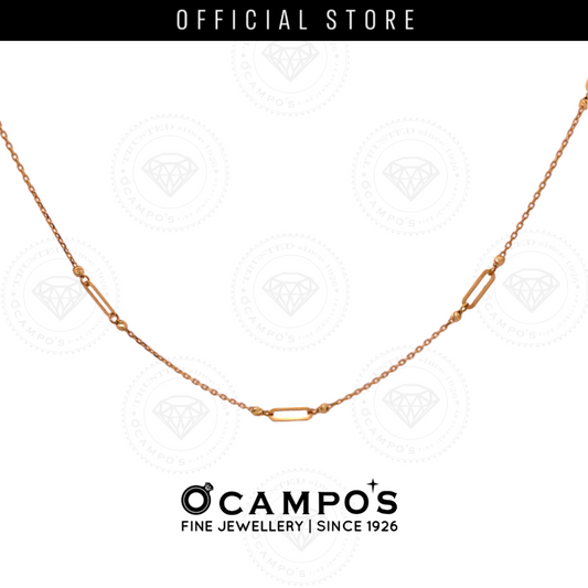 Aleia Rolo Chain with Paper Clip Necklace