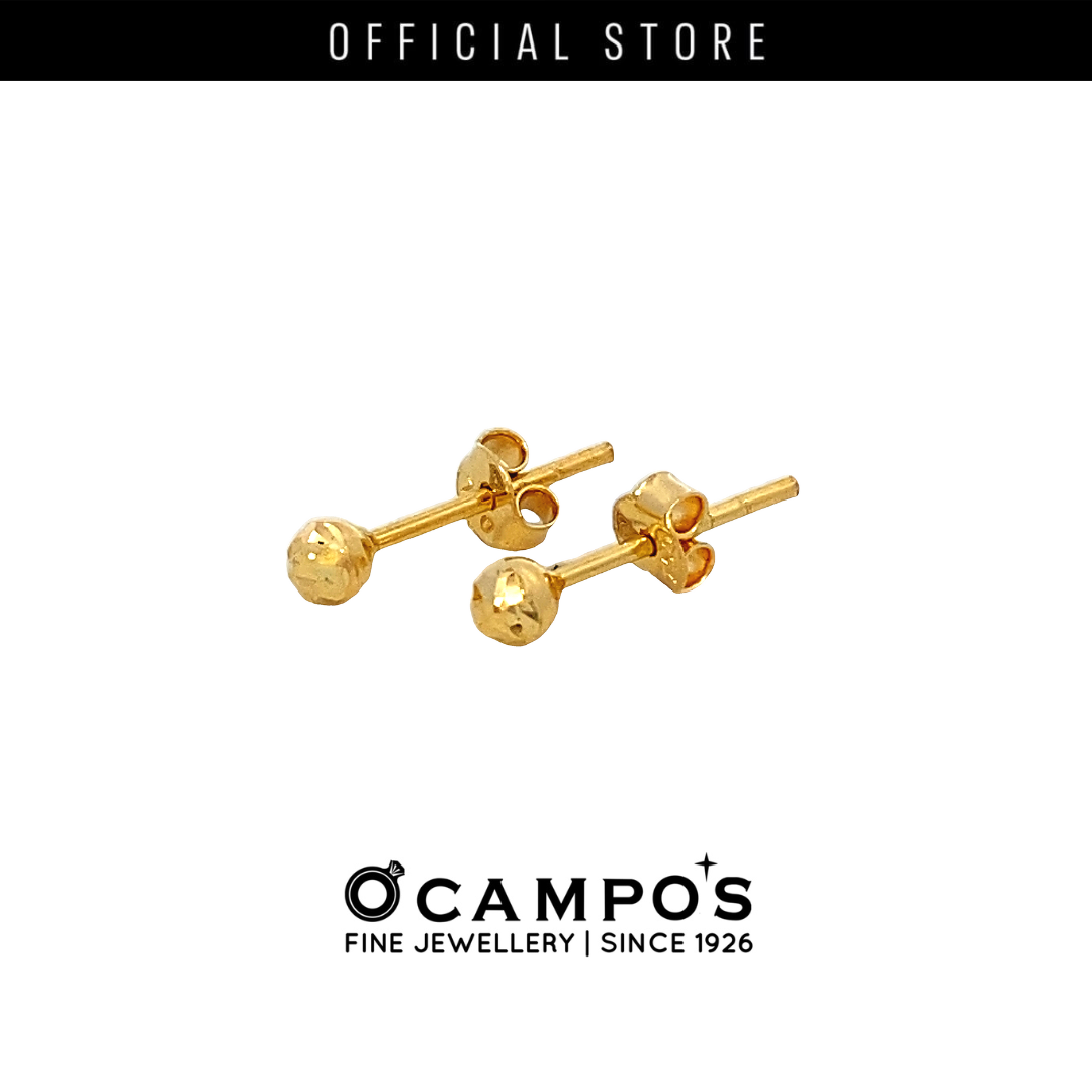 Lauren Balls Diacut Stud Earrings (SOLD PER PIECE)