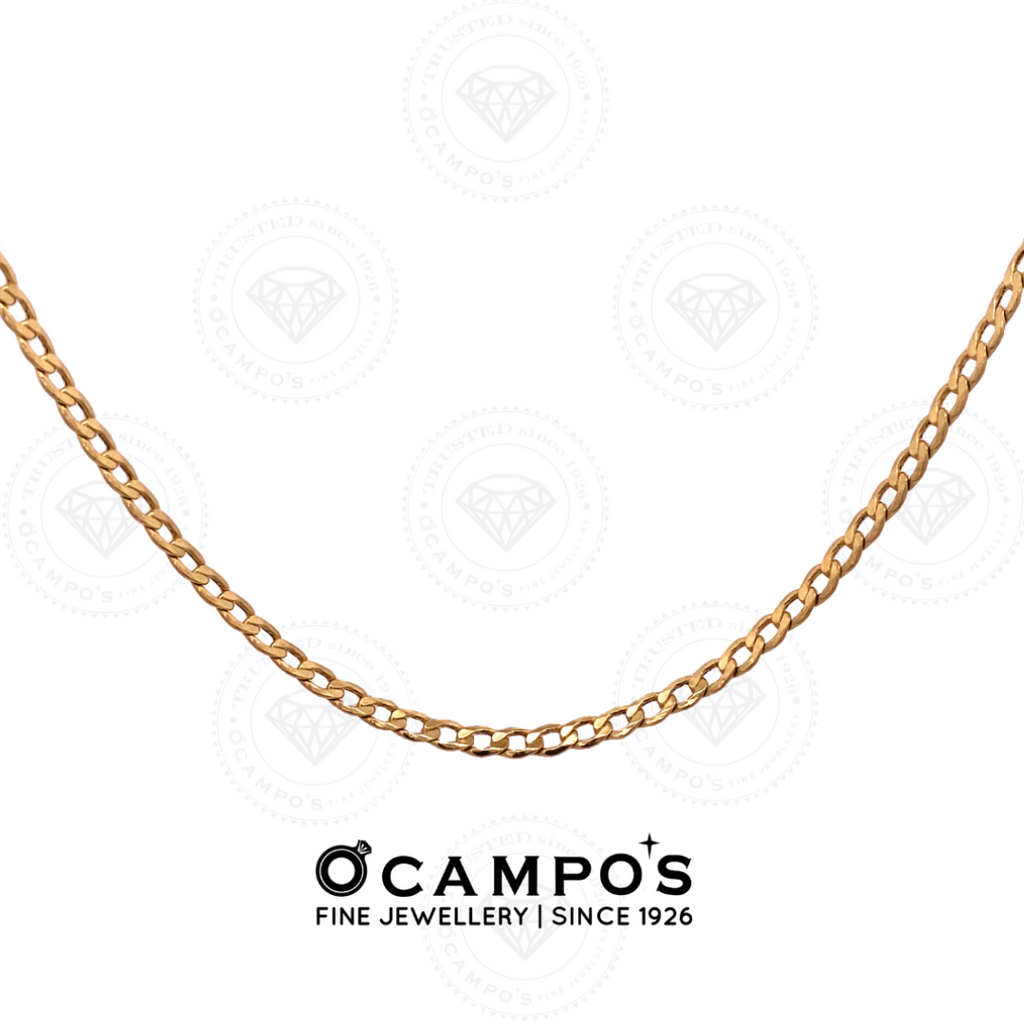 Curblink Men's Chain - Yellow Gold