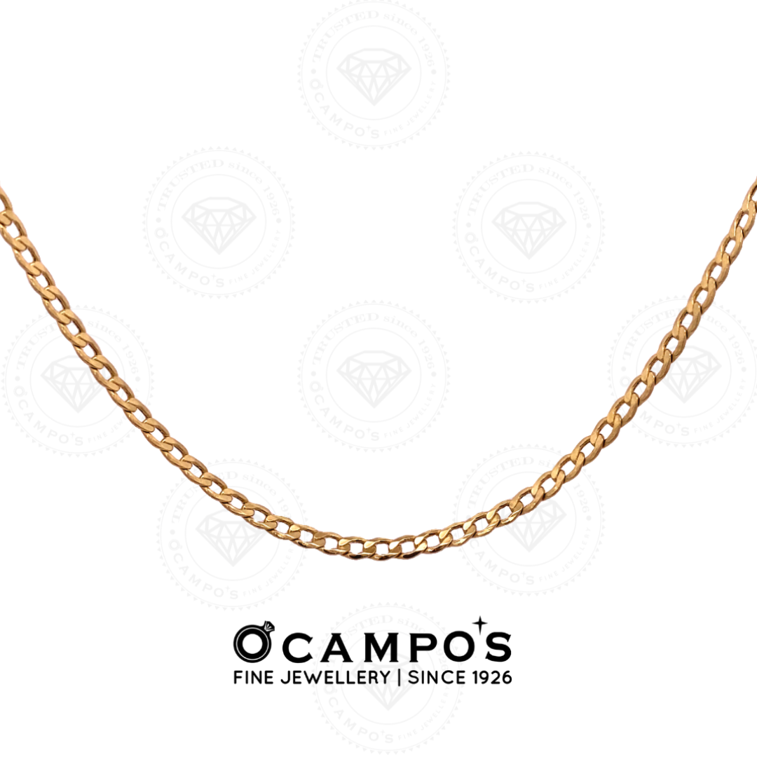 Curblink Men's Chain - Yellow Gold