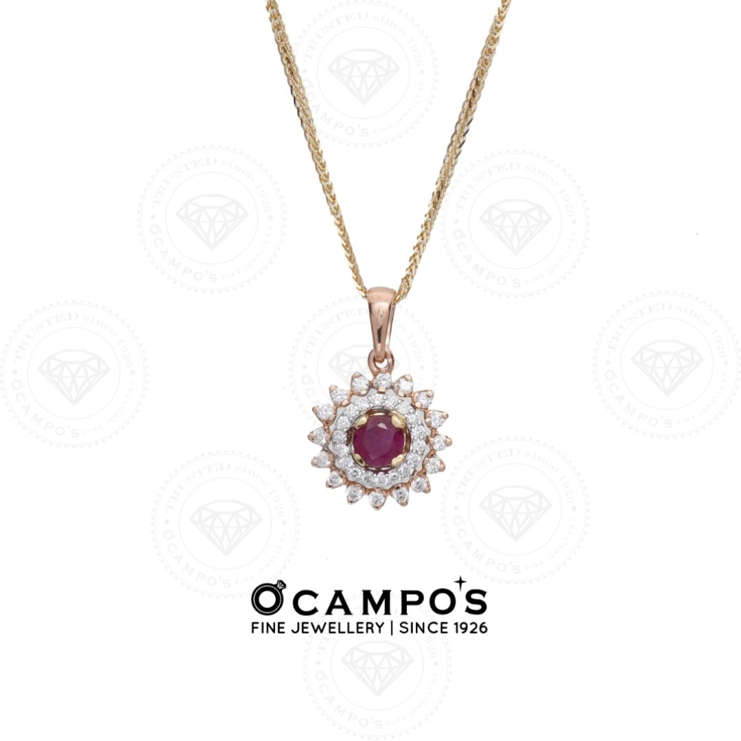 Diana Flower Pendant