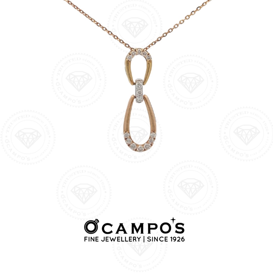 Celestina  3Tone Necklace