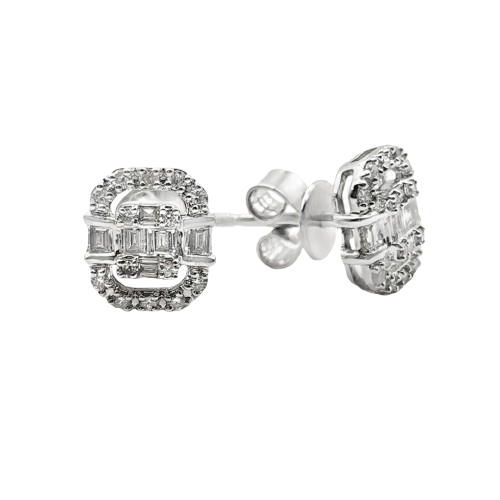Zephanie Earrings 18k White Gold