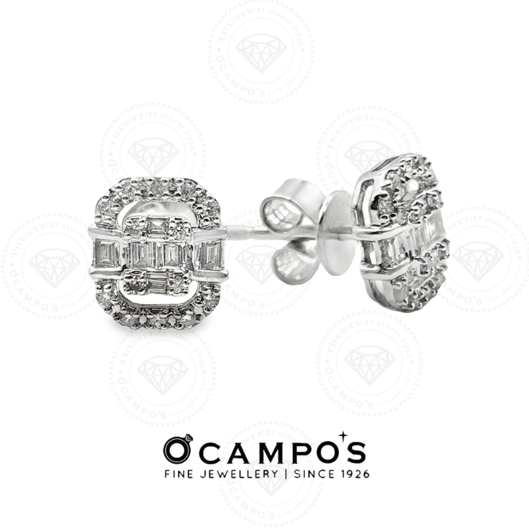 Zephanie Earrings 18k White Gold