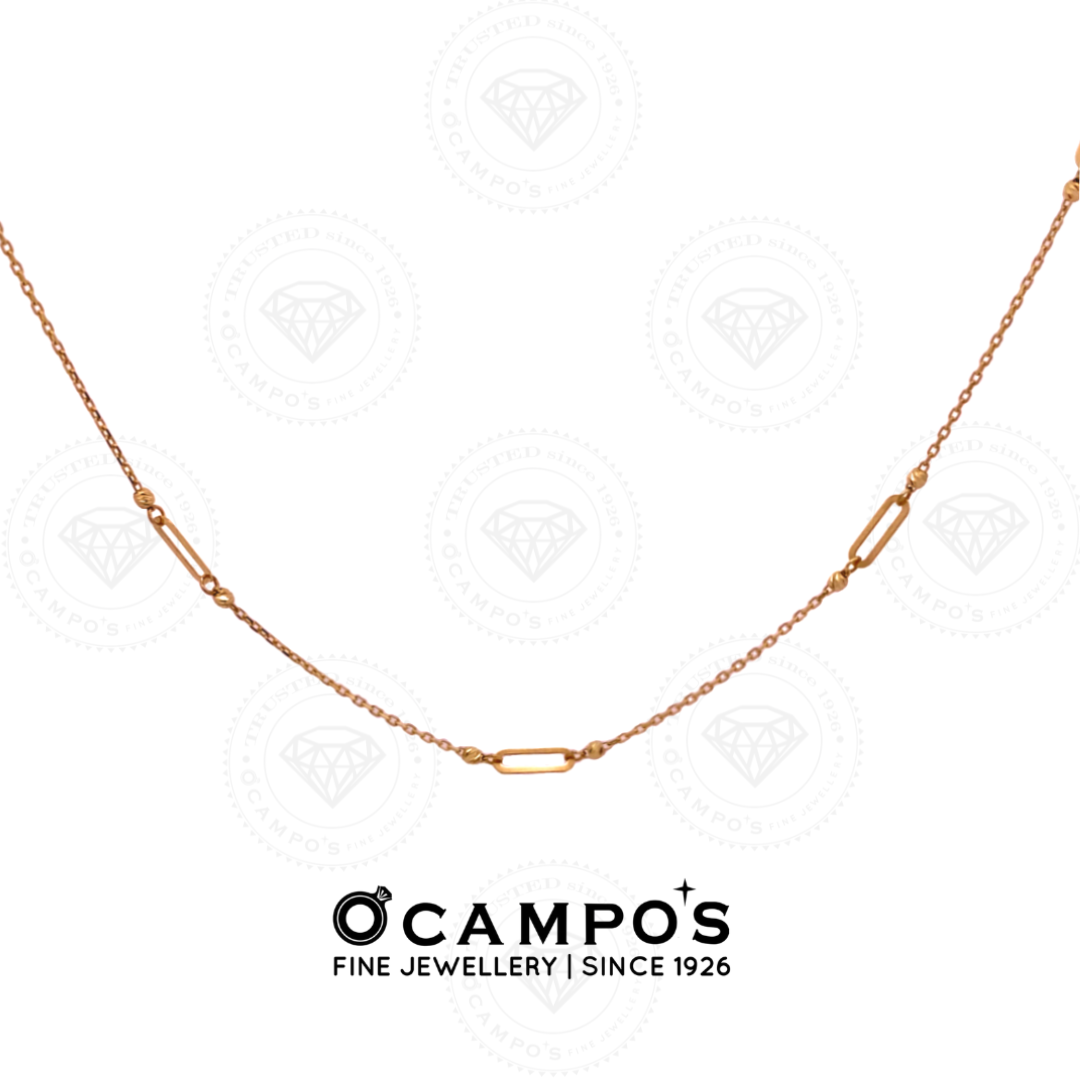 Aleia Rolo Chain with Paper Clip Necklace