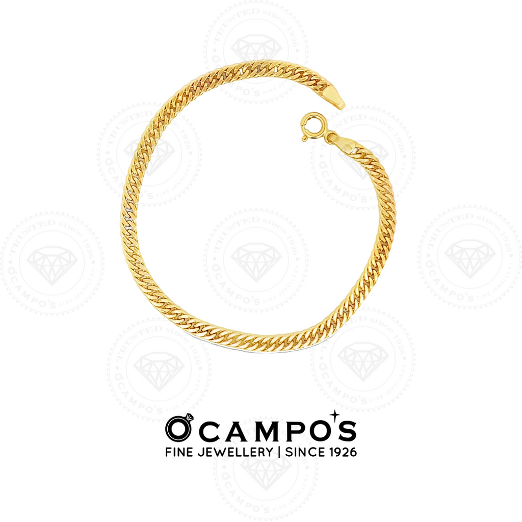 Mens Bracelet Curb Links 7.5"