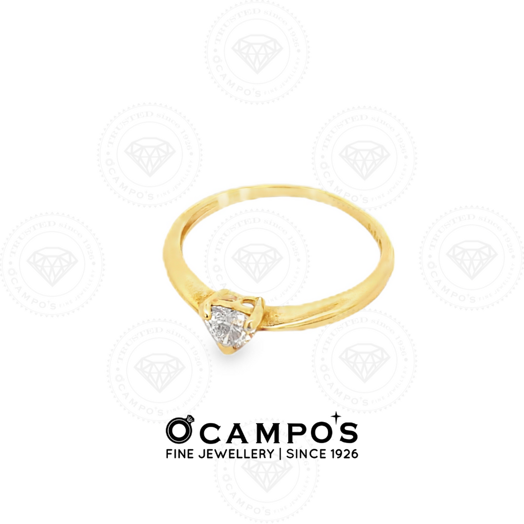 SOLITAIRE HEART CUT DIAMOND RING