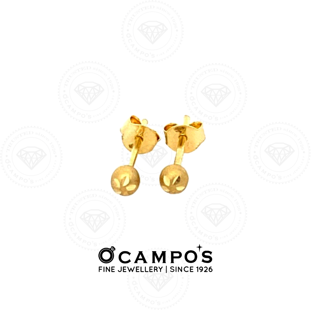 Shea Balls Matt Stud Earrings (SOLD PER PIECE)